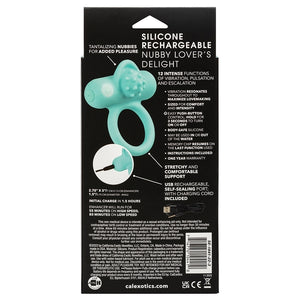 Silicone Rechargeable Nubby Lover's De... SE-1841-22-3