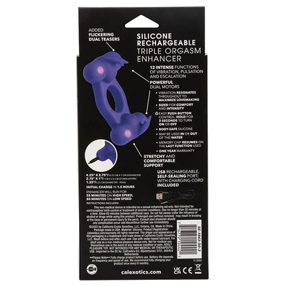 Silicone Rechargeable Triple Orgasm En... SE-1843-50-3