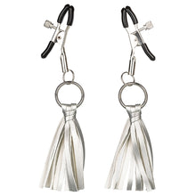 Load image into Gallery viewer, Nipple Play Playful Tassels Nipple Clamps-Silver