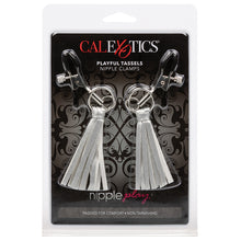 Load image into Gallery viewer, Nipple Play Playful Tassels Nipple Clamps-Silver SE2614-10-2