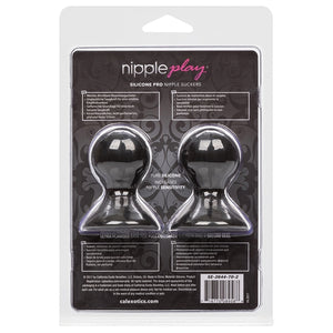Nipple Play Silicone Pro Nipple Suckers-Black
