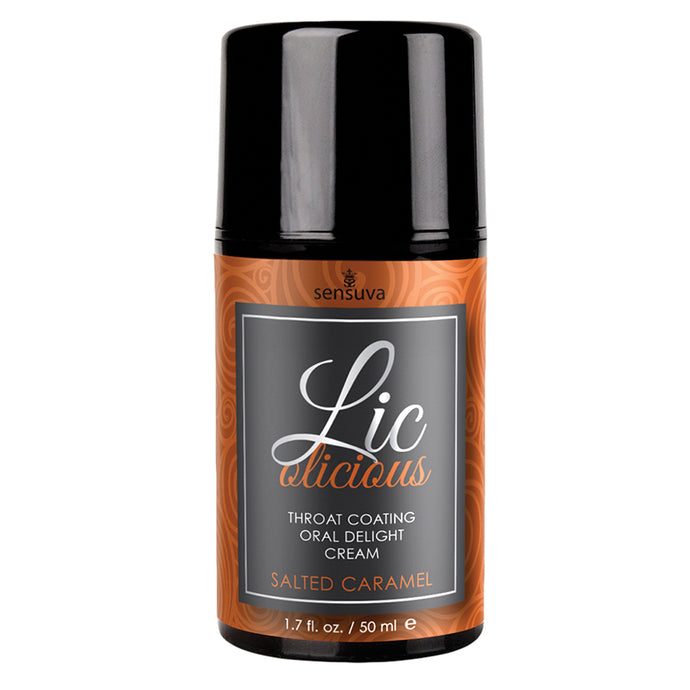 Sensuva Lic-O-Licious Throat Coating Oral Delight Cream-Salted Caramel 1.7oz SEN476