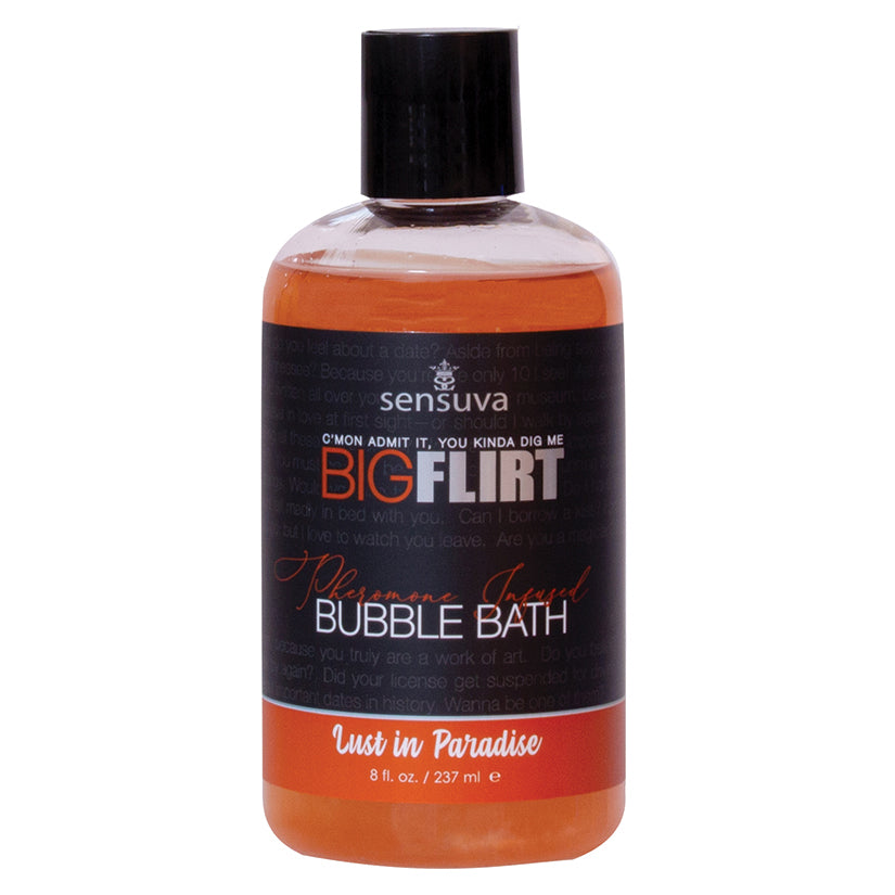 Sensuva Big Flirt Pheromone Bubble Bath-Lust in Paradise 8oz SENVL618