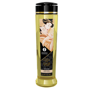 Shunga Erotic Massage Oil Desire-Vanilla 8.oz SH1001