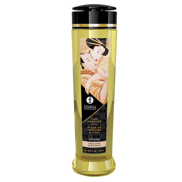 Shunga Erotic Massage Oil Desire-Vanilla 8.oz SH1001