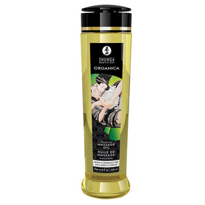 Shunga Organica Kissable Massage Oil-Aroma & Fragrance Free 8oz SH1122