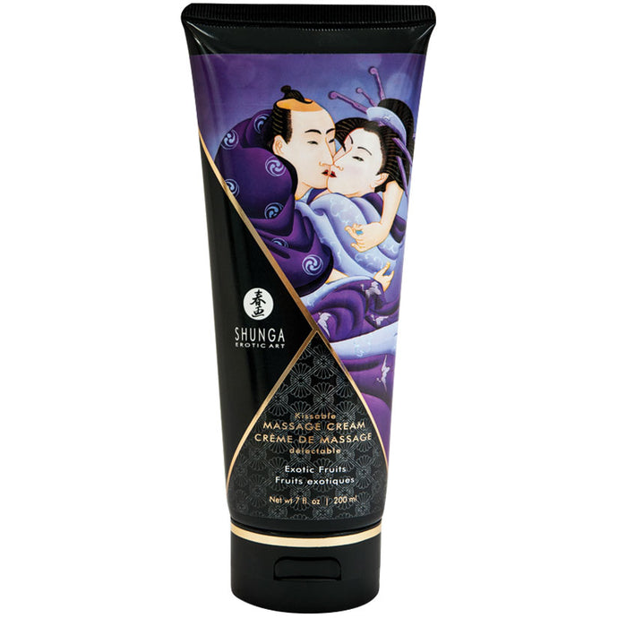 Shunga Kissable Massage Cream-Exotic Fruits 7oz SH4102
