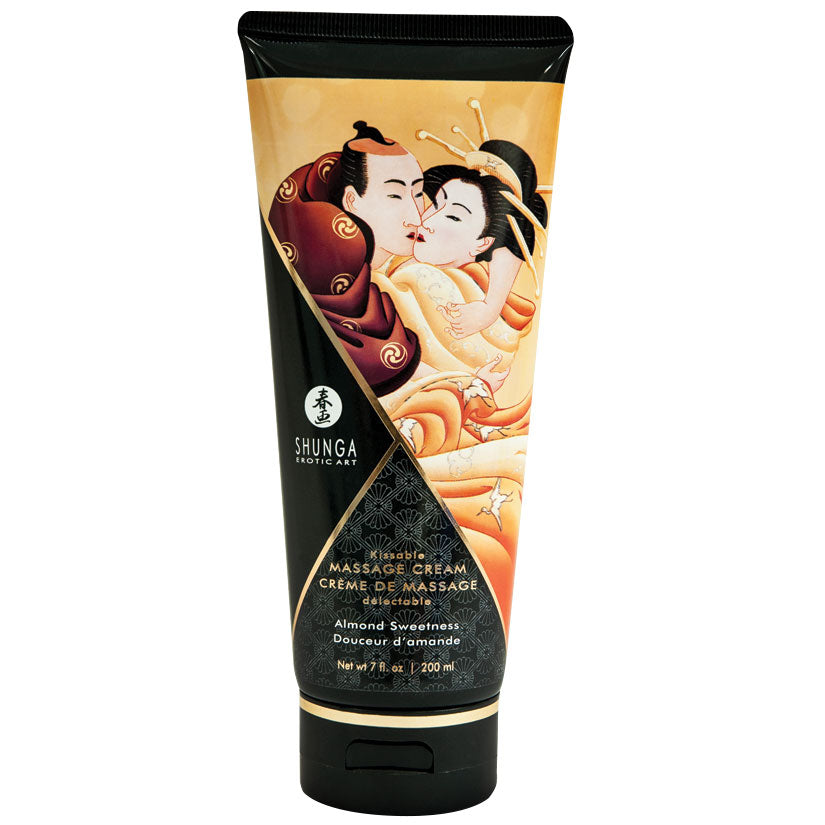 Shunga Kissable Massage Cream-Almond Sweetness 7oz SH4112