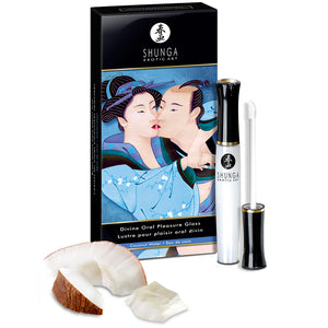 Shunga Divine Oral Pleasure Gloss-Coconut Water SH7910