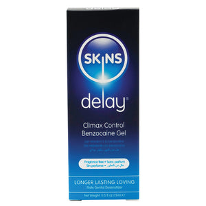 Skins Delay Climax Control Benzocaine Gel 0.5oz SKBDS15