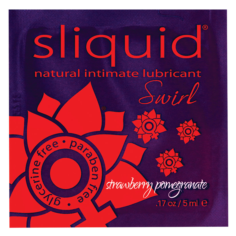 Sliquid Swirl Foil Packet-Strawberry Pomegranate .17oz SLQ1556-13