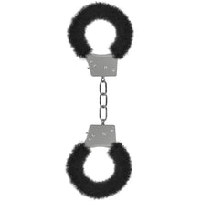 Load image into Gallery viewer, Ouch! Beginner&#39;s Furry Handcuffs-Black SMO002BLK