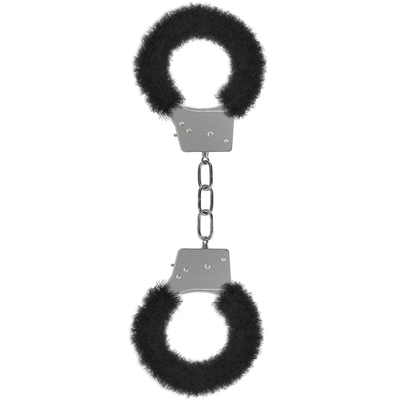Ouch! Beginner's Furry Handcuffs-Black SMO002BLK
