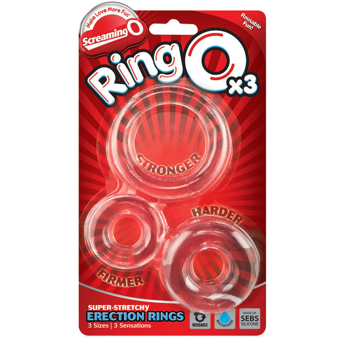 Screaming O RingO x3-Clear SO3310-02