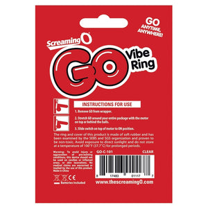 Screaming O GO Vibe Ring-Clear