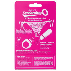 Screaming O My Secret Remote Control Panty Vibe-Pink