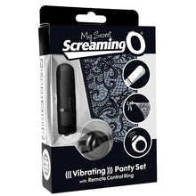 Load image into Gallery viewer, Screaming O My Secret Remote Control Panty Vibe-Black SO3341-03