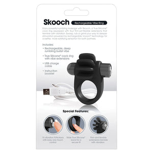 Screaming O Charged Skooch Ring-Black