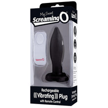 Load image into Gallery viewer, Screaming O My Secret Remote Vibrating Plug-Black SO3450-00