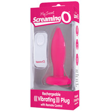 Load image into Gallery viewer, Screaming O My Secret Remote Vibrating Plug-Pink SO3450-04