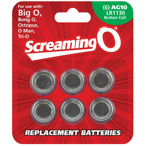 Screaming O Batteries LR1130-Cell (6 Pack)