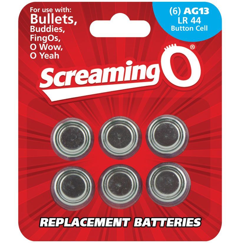 Screaming O Batteries LR44-Cell (6 Pack)