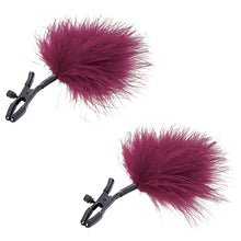 Load image into Gallery viewer, S&amp;M Enchanted Feather Nipple Clamps