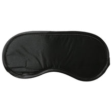 Load image into Gallery viewer, S&amp;M Satin Blindfold-Black
