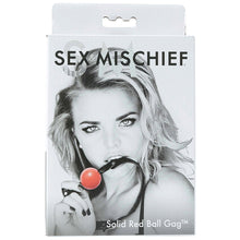 Load image into Gallery viewer, S&amp;M Solid Red Ball Gag SS100-24