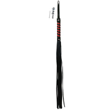 Load image into Gallery viewer, S&amp;M Red &amp; Black Stripe Flogger SS100-45