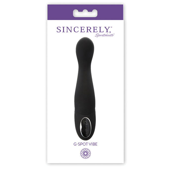 Sincerely G-Spot Vibe-Black SS520-63