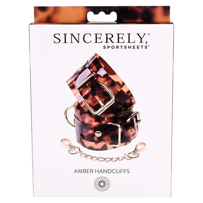 Sincerely Amber Handcuffs SS52100