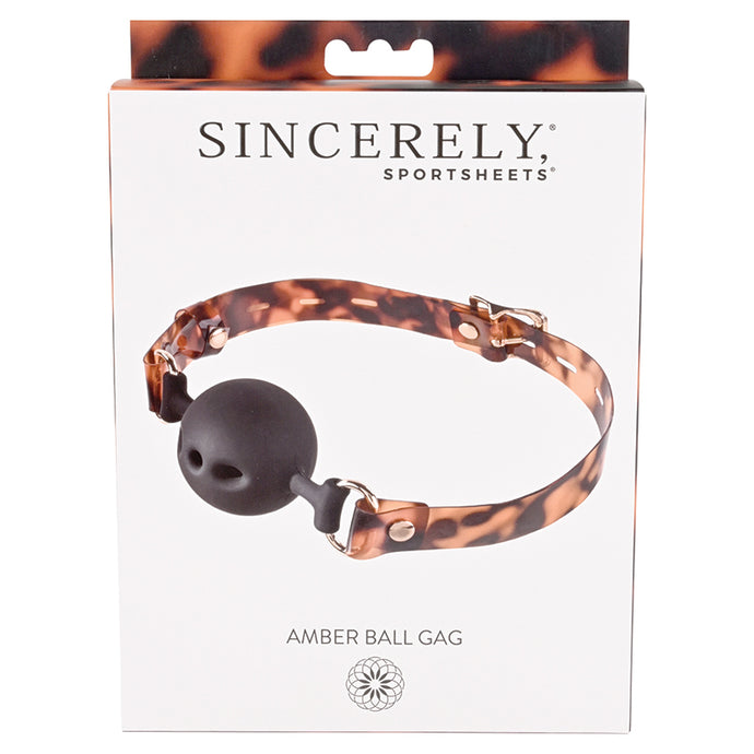 Sincerely Amber Ball Gag SS52102
