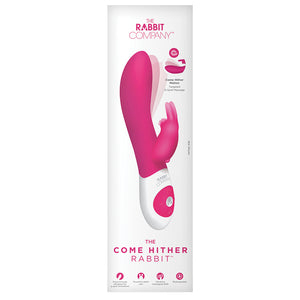 The Come Hither Rabbit Rechargeable-Hot Pink 7.75" TRC006HP