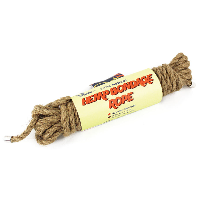 Voodoo Natural Hemp Bondage Rope 5m VT0655