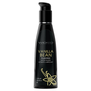 Wicked Aqua Flavored Lube-Vanilla Bean 4oz WS90334