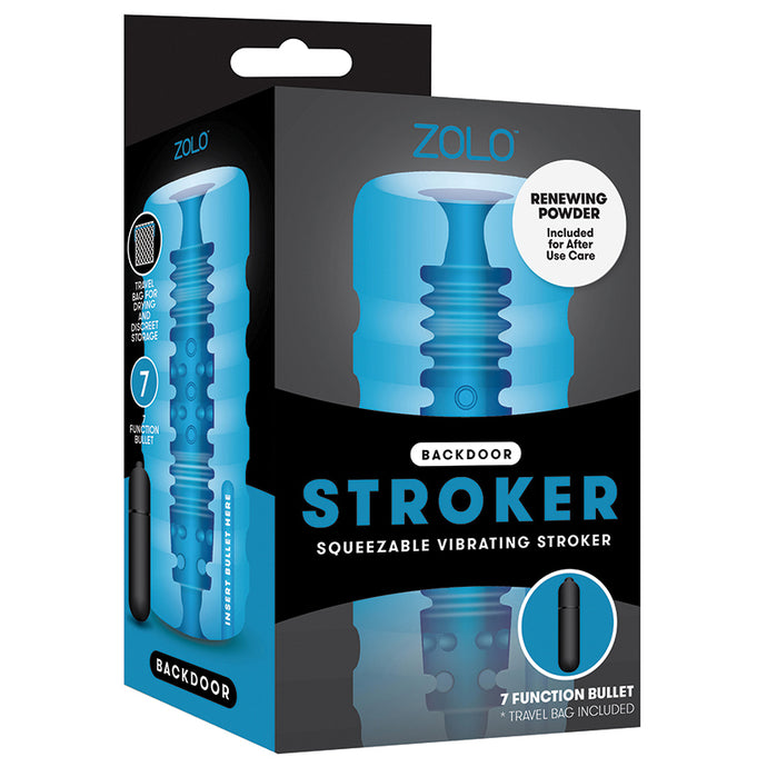 Zolo Backdoor Squeezable Vibrating Stroker XG-6005
