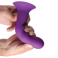 Load image into Gallery viewer, Squeeze-It Squeezable Wavy Dildo-Purple