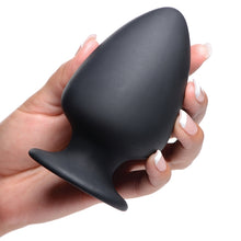 Load image into Gallery viewer, Squeeze-It Squeezable Anal Plug Medium-Black