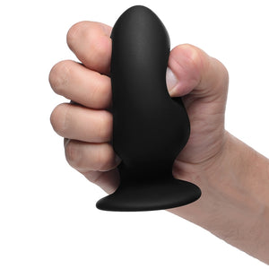 Squeeze-It Squeezable Anal Plug Medium-Black