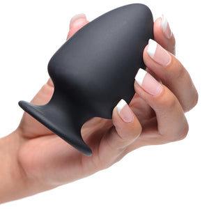 Squeeze-It Squeezable Anal Plug Small-Black