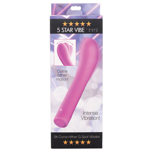 Inmi 5 Star Vibe - 9x Come Hither G-Spot Vibrator-Pink XRAG683-Pink