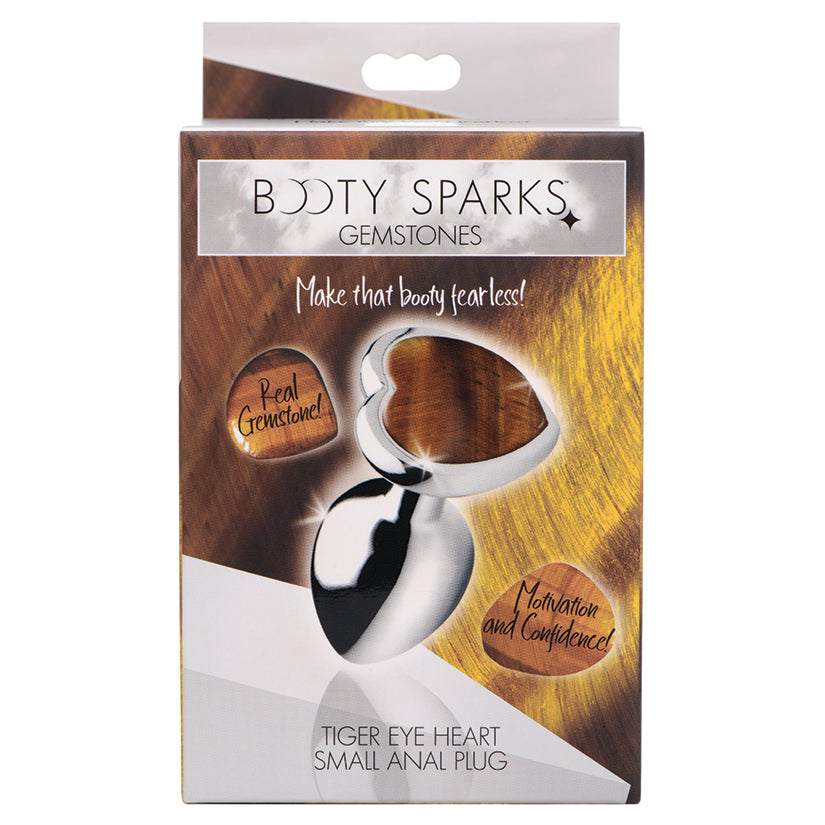Booty Sparks Gemstones Tiger Eye Heart Small XRAG753-Small