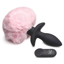 Load image into Gallery viewer, Tailz Moving &amp; Vibrating Bunny Tail Anal Plug with Remote