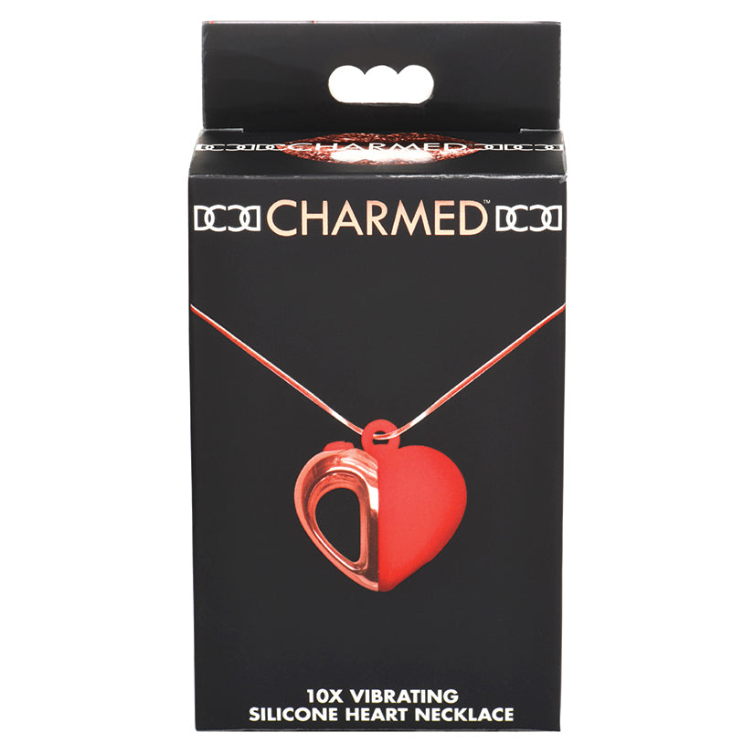 Charmed Vibrating Silicone Heart Neckl... AH102