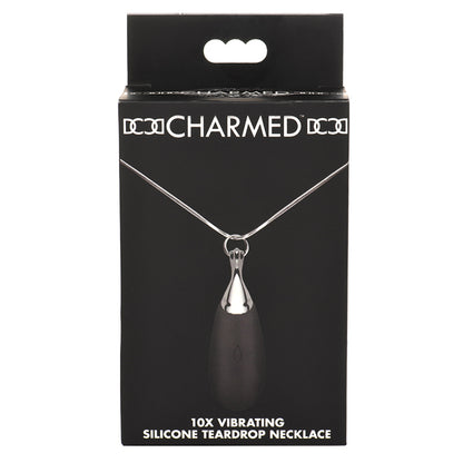 Charmed Vibrating Silicone Teardrop Ne... AH103