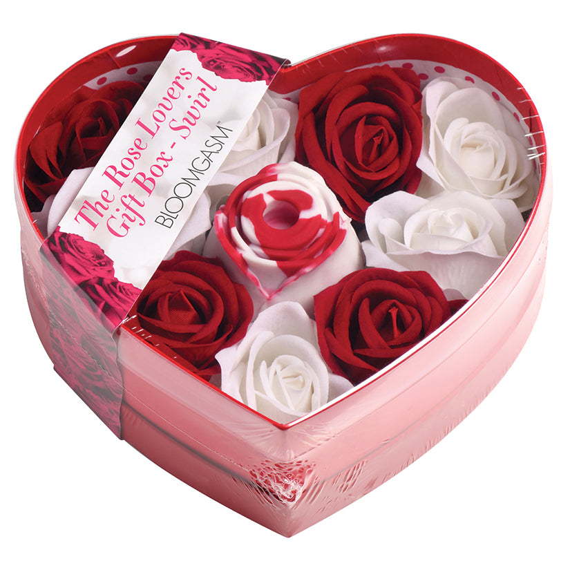 Bloomgasm Sucking Rose Heart Box-Red/W... AH140